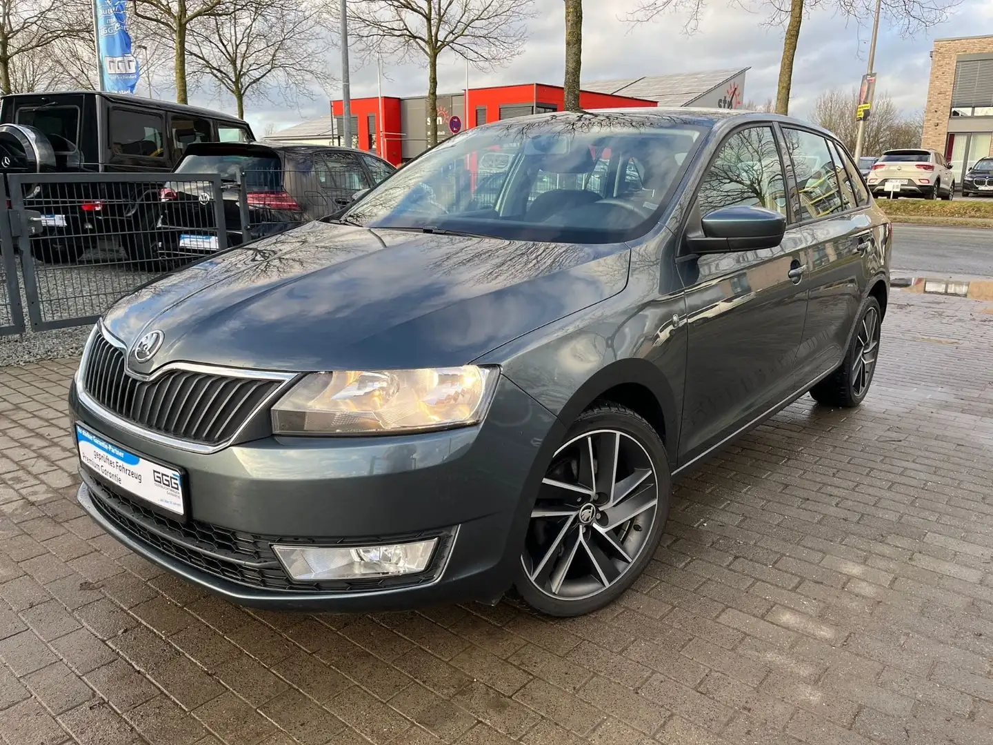 Skoda Rapid/Spaceback 1.2 Spaceback Ambition Navi Bluetooth Temp Szary - 1