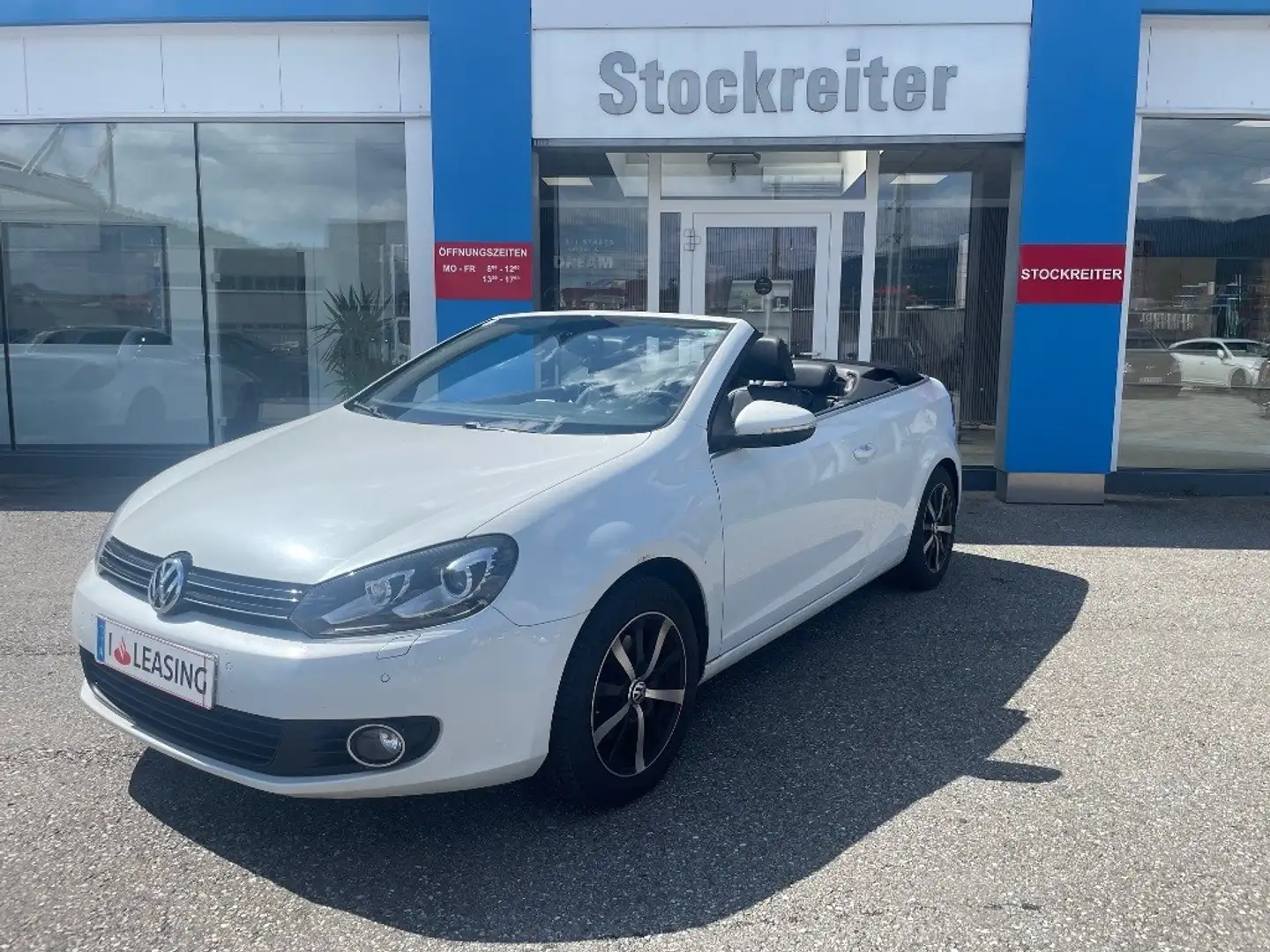 Volkswagen Golf Cabriolet Golf Cabrio Rabbit 2012 BMT 1,2 TSI*XENON*TEMPO... Blanc - 1