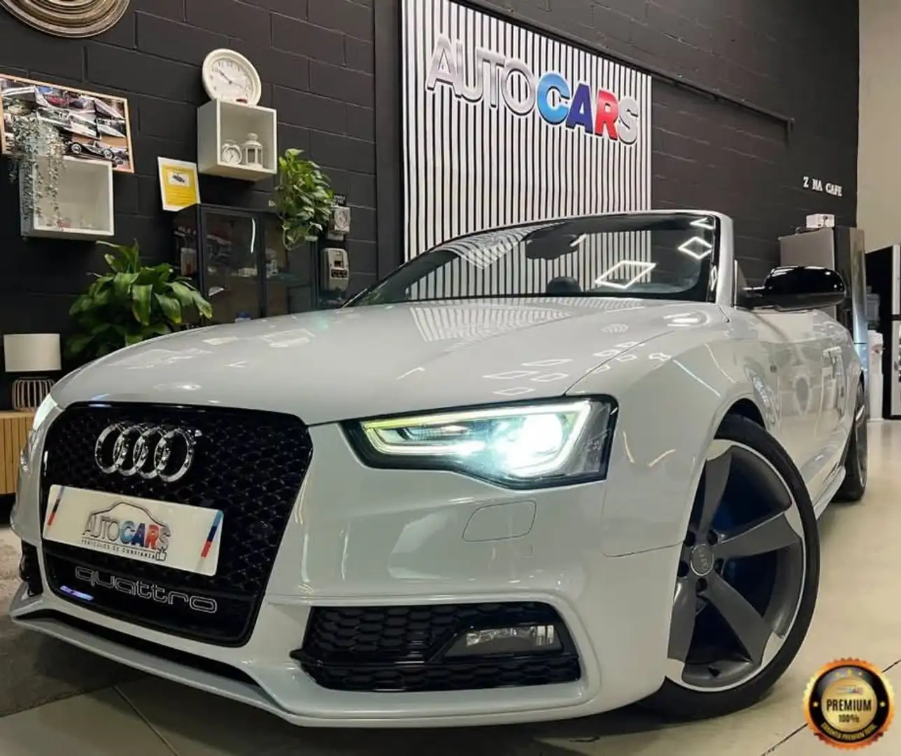Audi A5 Cabrio 3.0TDI quattro S-Tronic 245 Blanco - 1