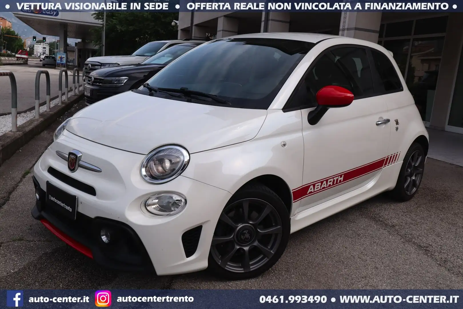 Abarth 595 1.4 T-Jet 145CV *Bianco Iridato Tristrato Bianco - 2