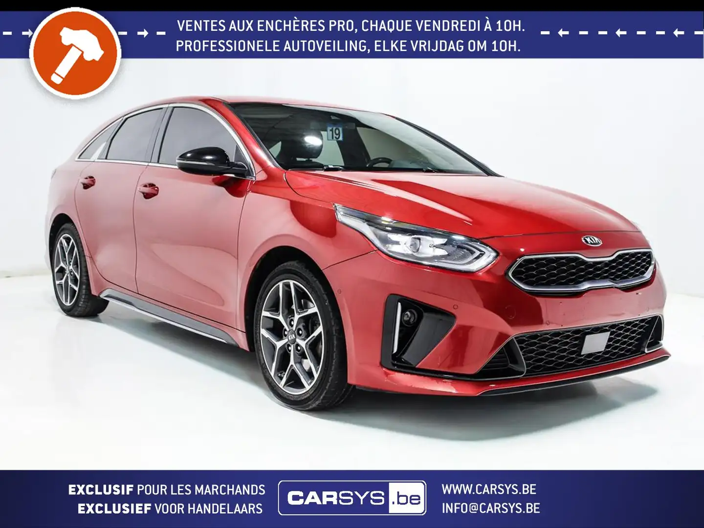 Kia ProCeed / pro_cee'd 1.6 CRDI 136 - BVA - GT LINE S.CUIR - LED - GPS... Rood - 1