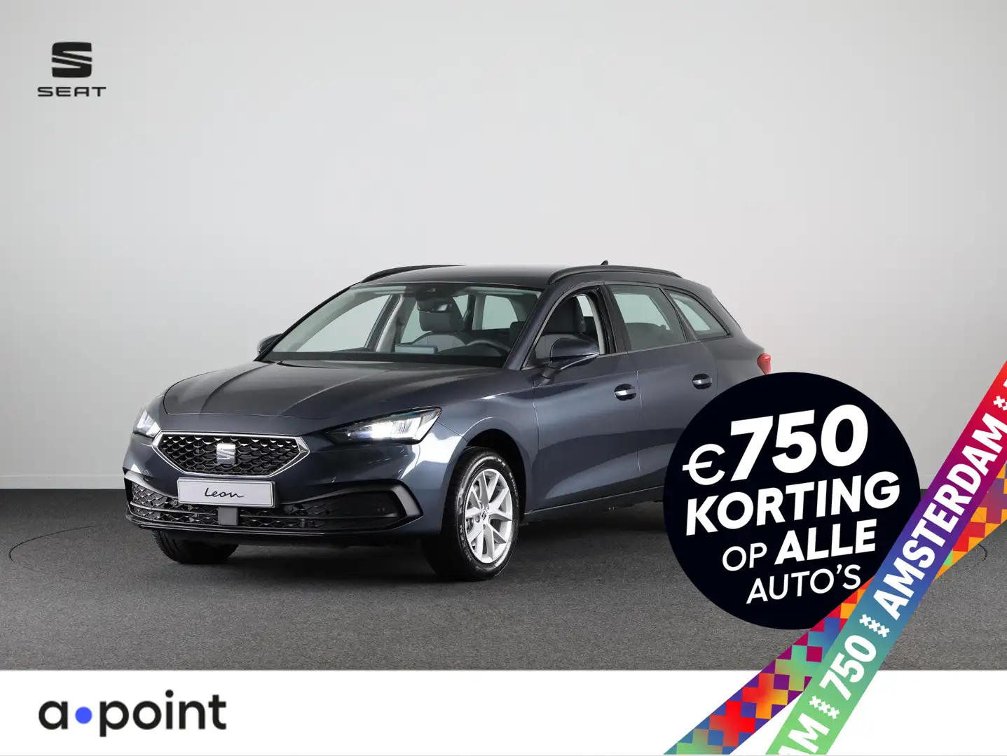 SEAT Leon Sportstourer Style 1.5 TSI 115pk Stationwagen 6 ve Grijs - 1