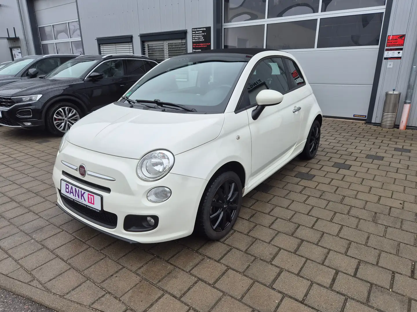 Fiat 500 500 1.2 Pop Sport Cabrio Weiß - 1