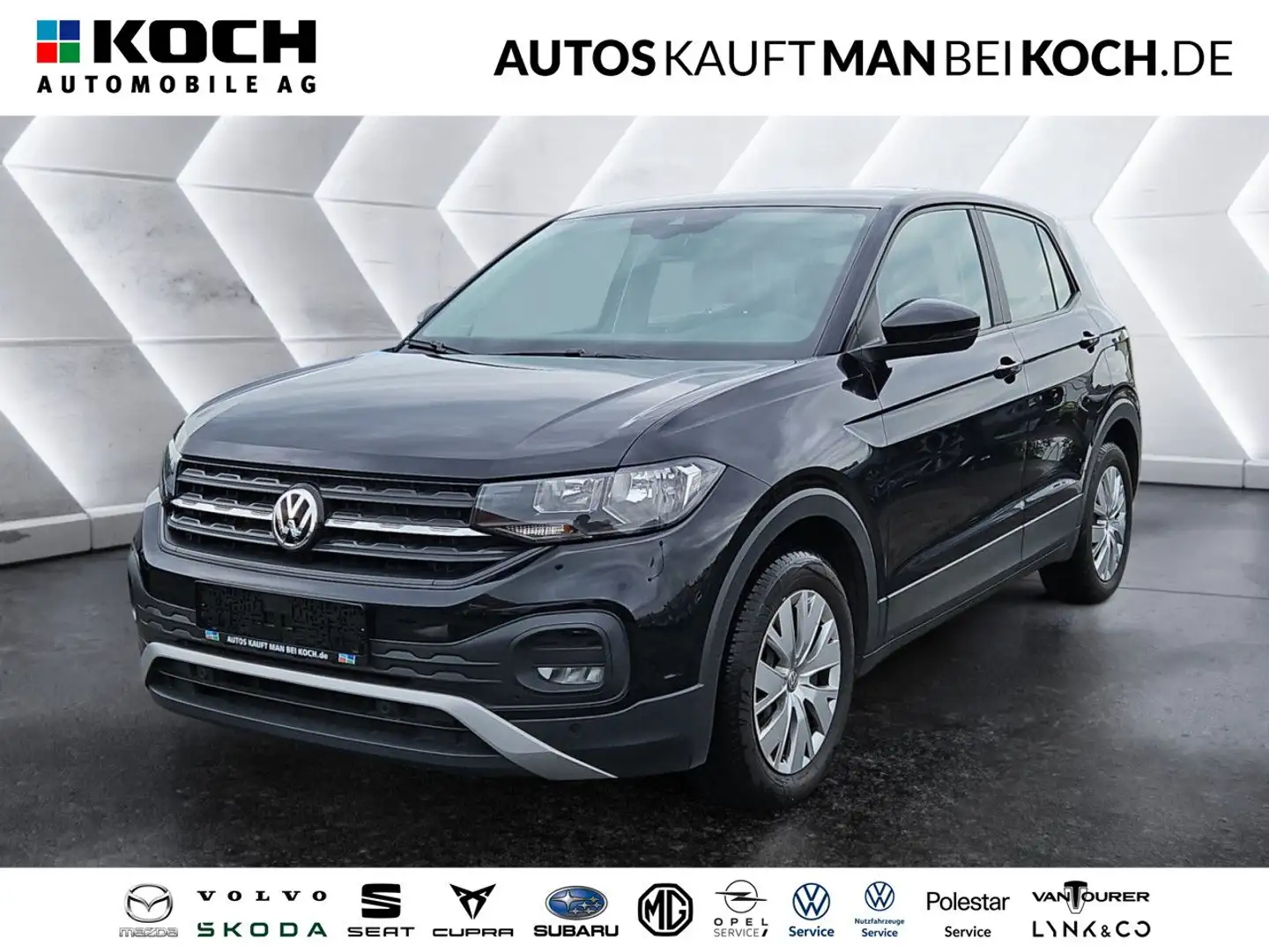 Volkswagen T-Cross 1.0 TSI PDC ACC SITZHZG LANE ASSIST Klima Schwarz - 1