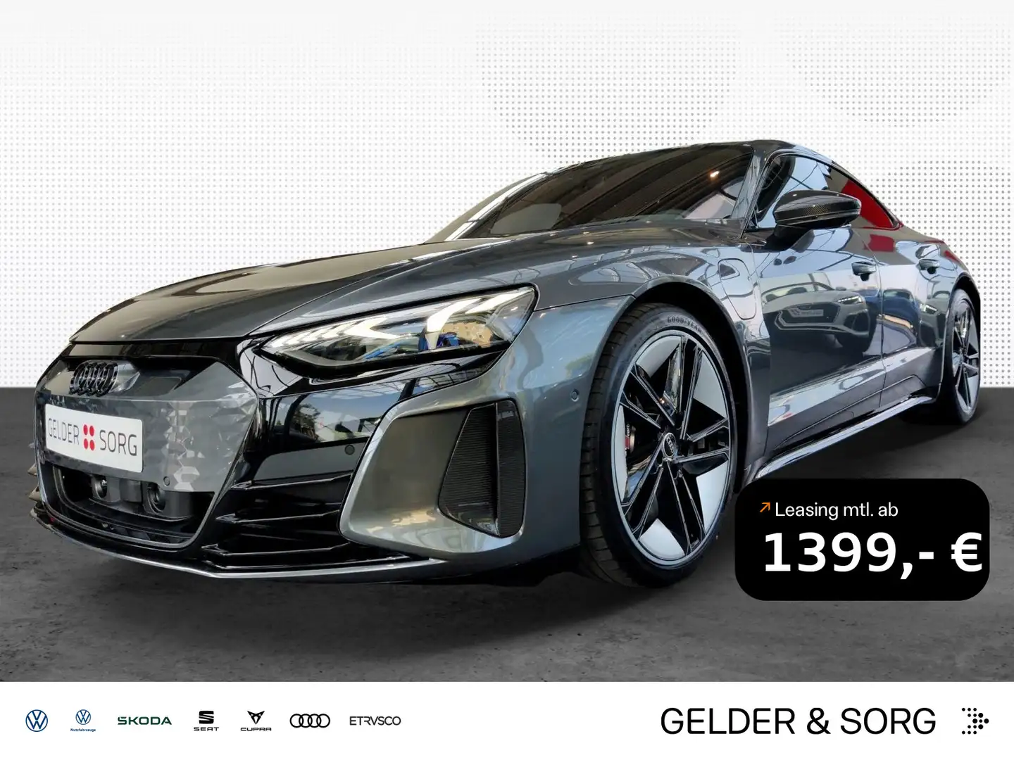 Audi RS e-tron GT qu.Laser*Air*HuD*Pano*ACC*B&O*360° Grijs - 1