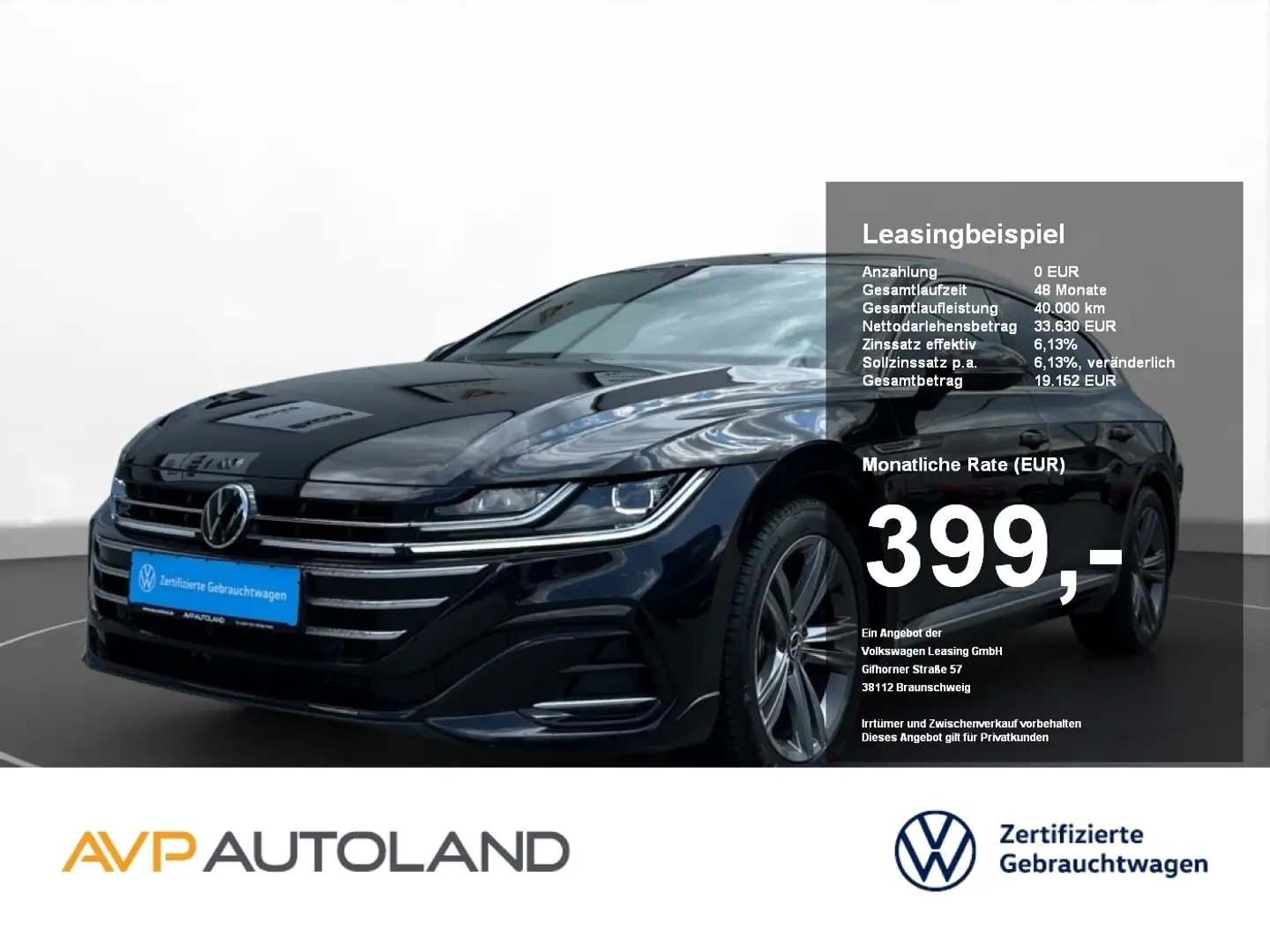 Volkswagen Arteon Shooting Brake 2.0 TSI DSG R-Line | AHK | Czarny - 1