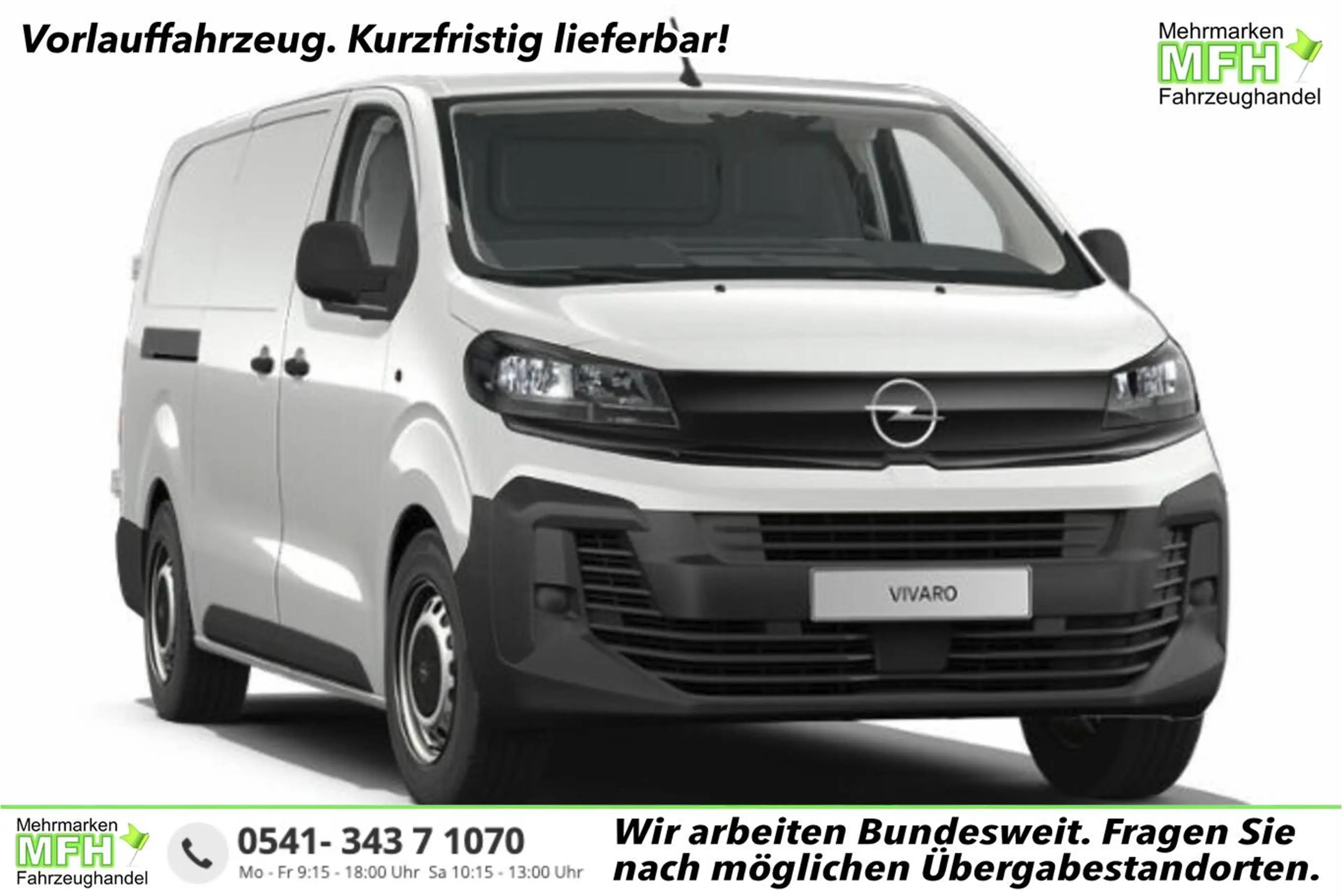 Opel Vivaro XL PDC Klima Temp 88 kW (120 PS), Schaltgetrieb...