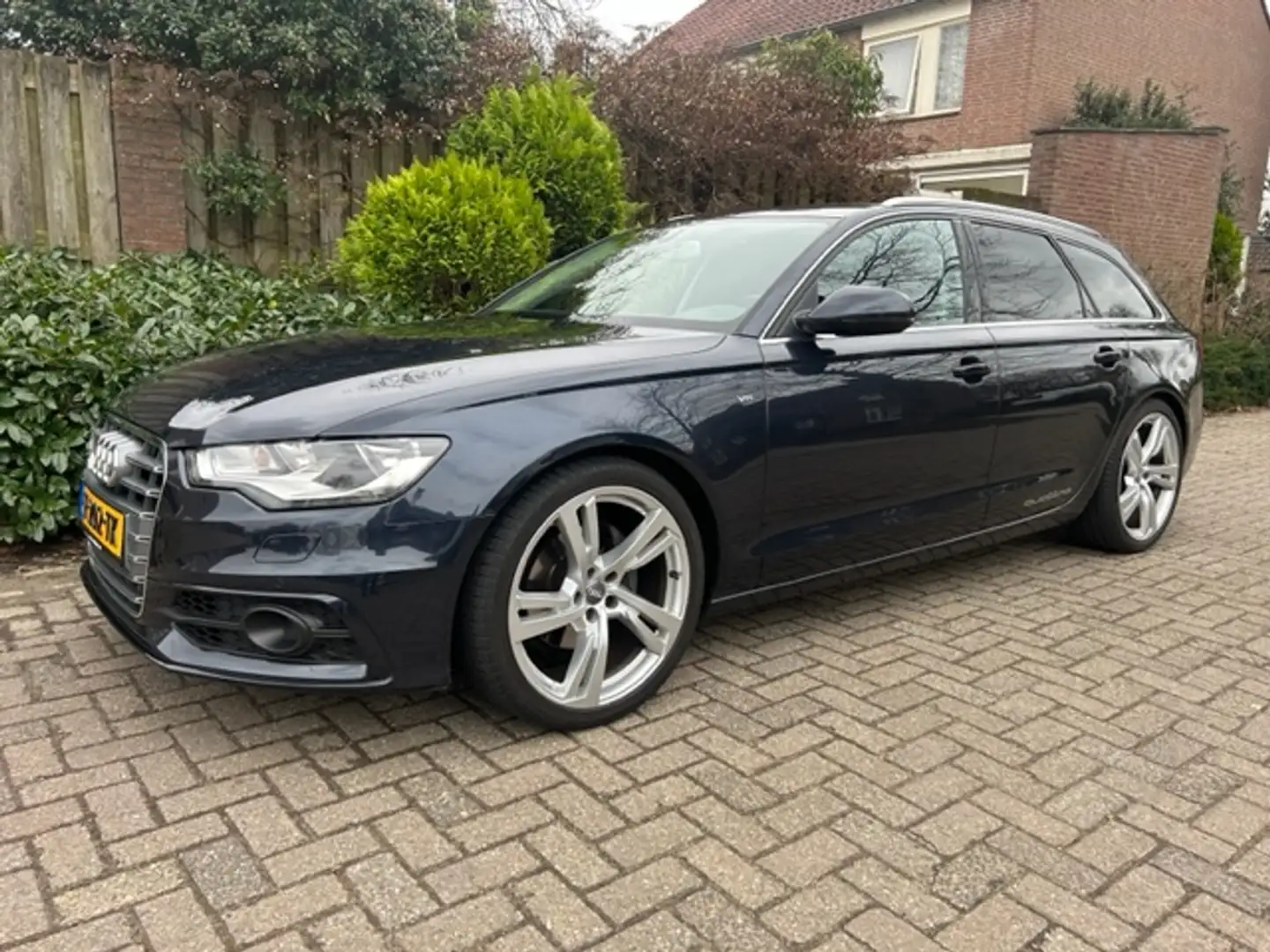 Audi A6 Avant 2.8 FSI quattro S-Line Automaat / leer/ airc Blauw - 2