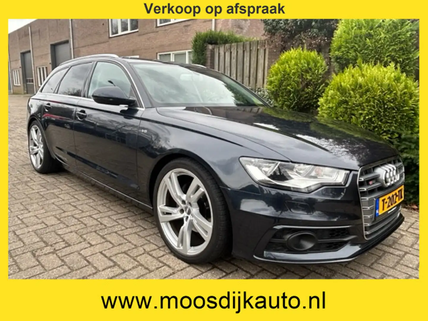 Audi A6 Avant 2.8 FSI quattro S-Line Automaat / vol leer/ Blauw - 1