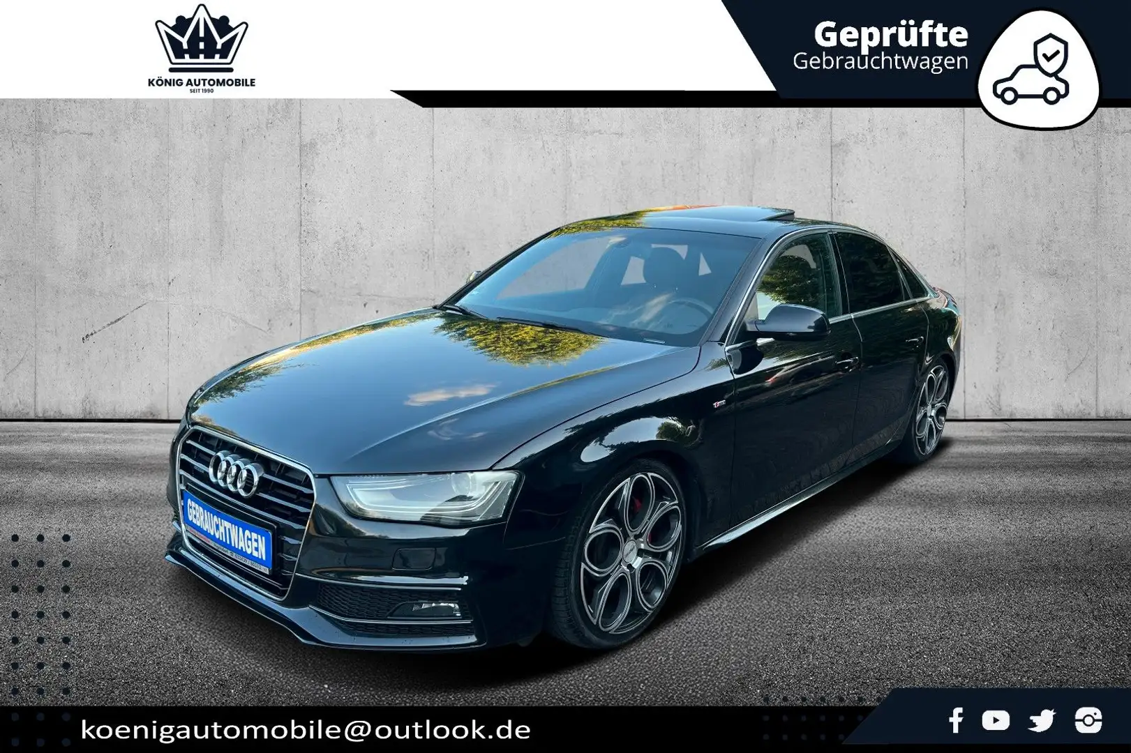 Audi A4 2.0 TFSI S tronic quattro S line/ MMI+ / B&O Schwarz - 2