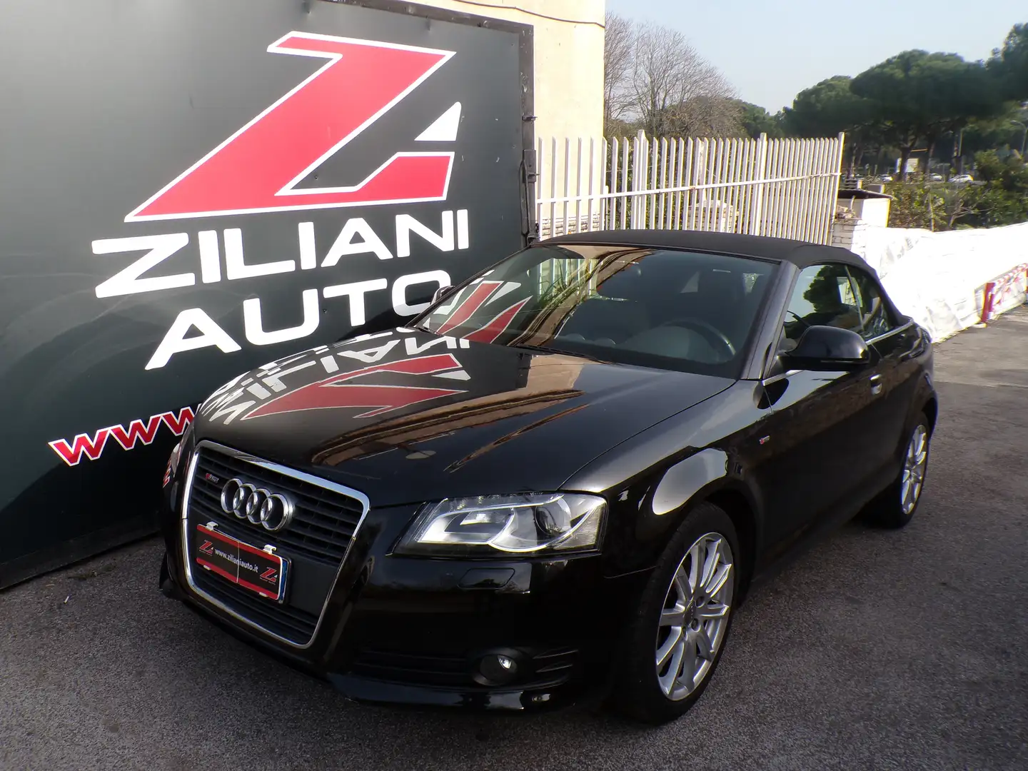 Audi A3 Cabriolet Cabrio 2.0 tdi PELLE TOTALE.. Negro - 1