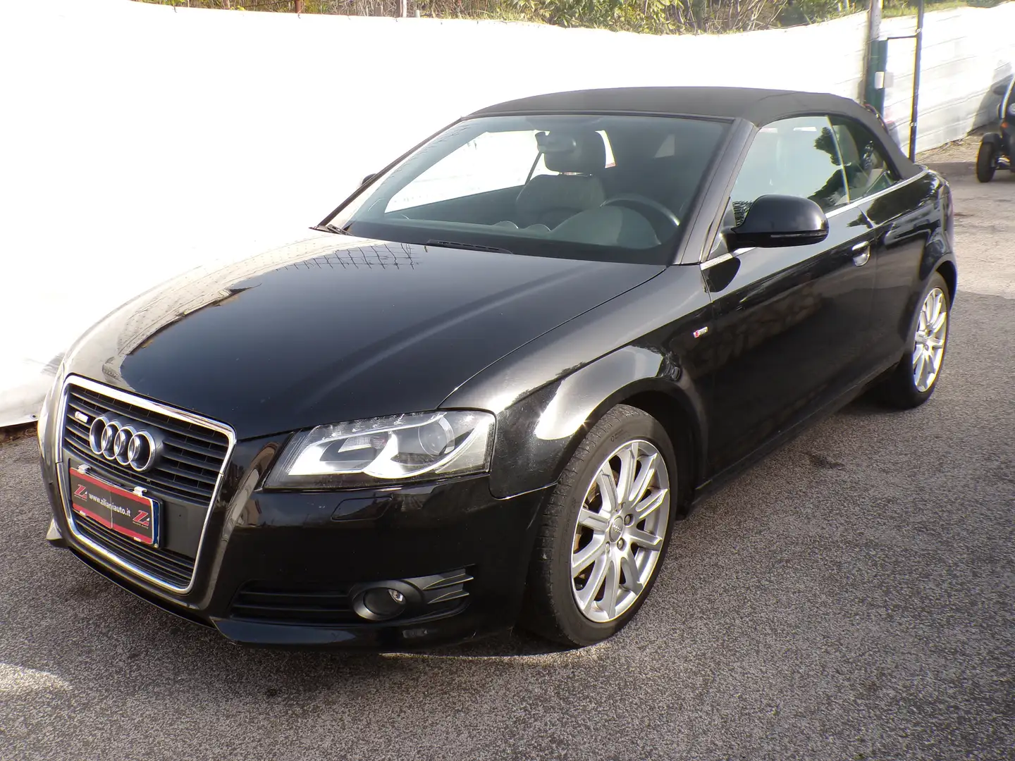 Audi A3 Cabriolet Cabrio 2.0 tdi PELLE TOTALE.. Negro - 2
