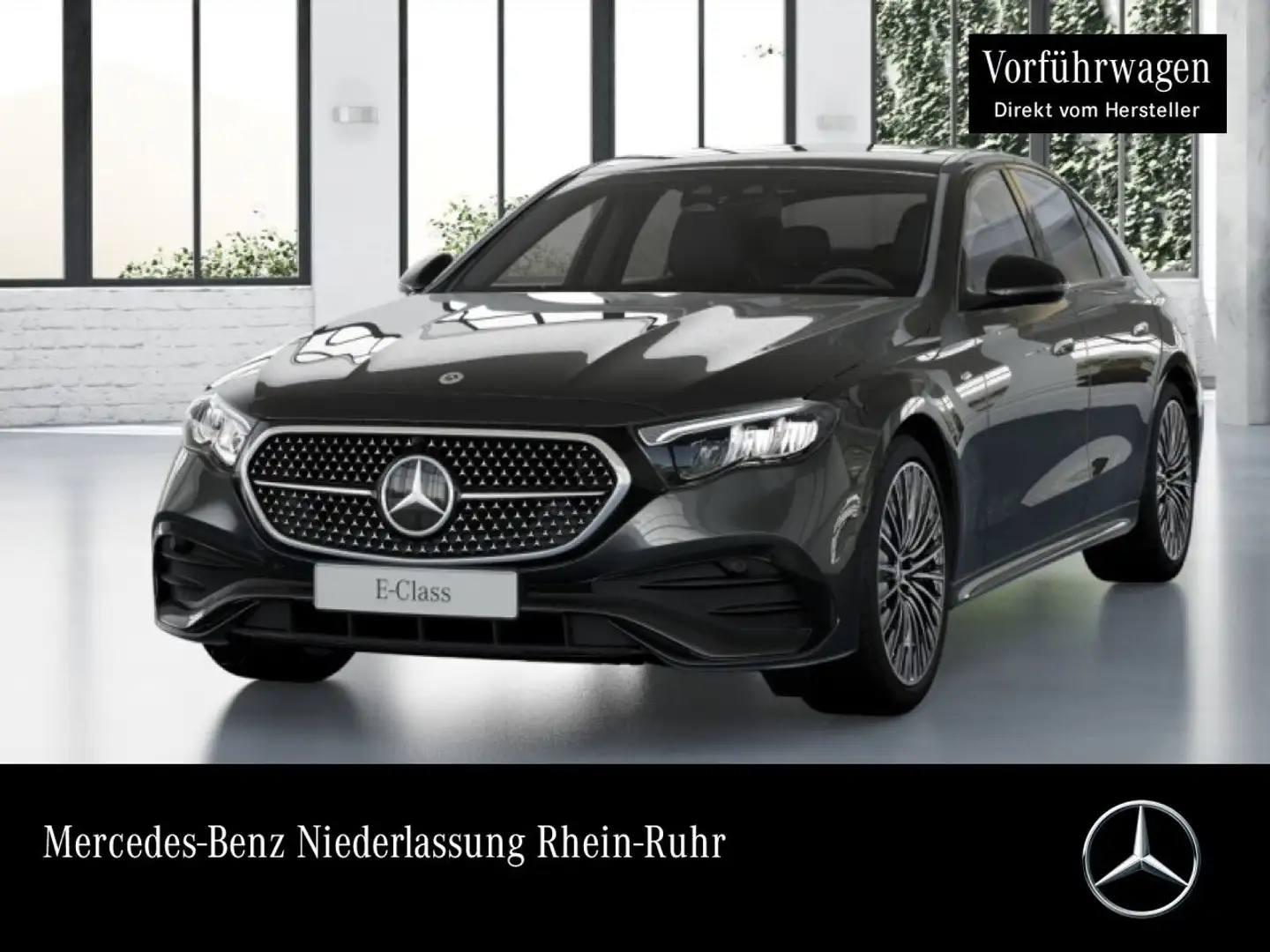 Mercedes-Benz E 300 de 4M Hybrid AMG Sportpaket Night AMG 20" Grau - 1