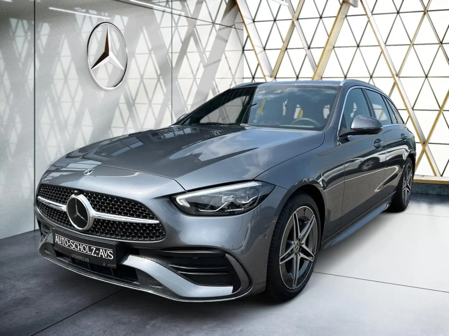 Mercedes-Benz C 220 d T AMG AHK*Distro*Easy-Pack*AmbiL*Kamera* Grau - 1