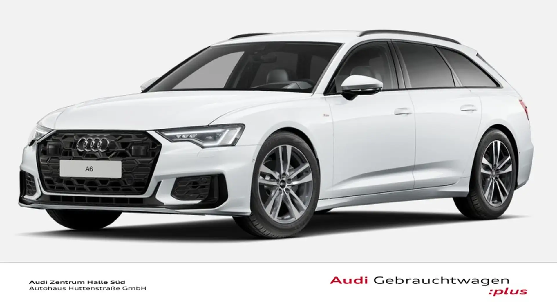 Audi A6 Avant 40 TDI S line Leder HuD Virtual Weiß - 1