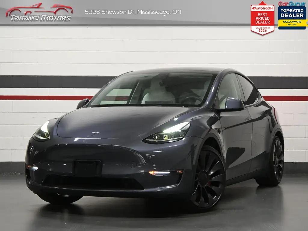 2023 Tesla Model Y Performance No Accident White Interior Dual Motor