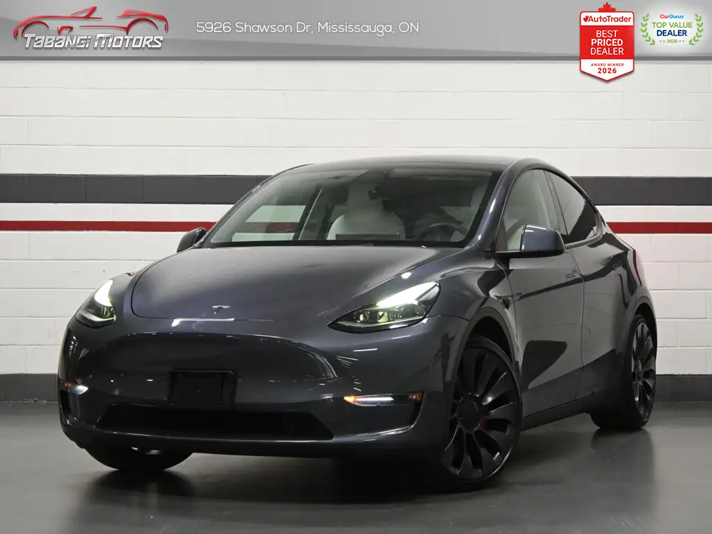 2023 Tesla Model Y Performance White Interior Dual Motor Autopilot