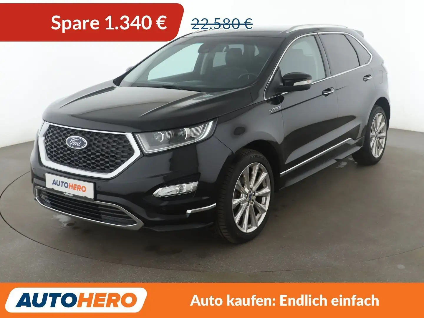 Ford Edge 2.0 TDCi Bi-Turbo Vignale 4x4 Aut.*NAVI*LED*CAM* Noir - 1