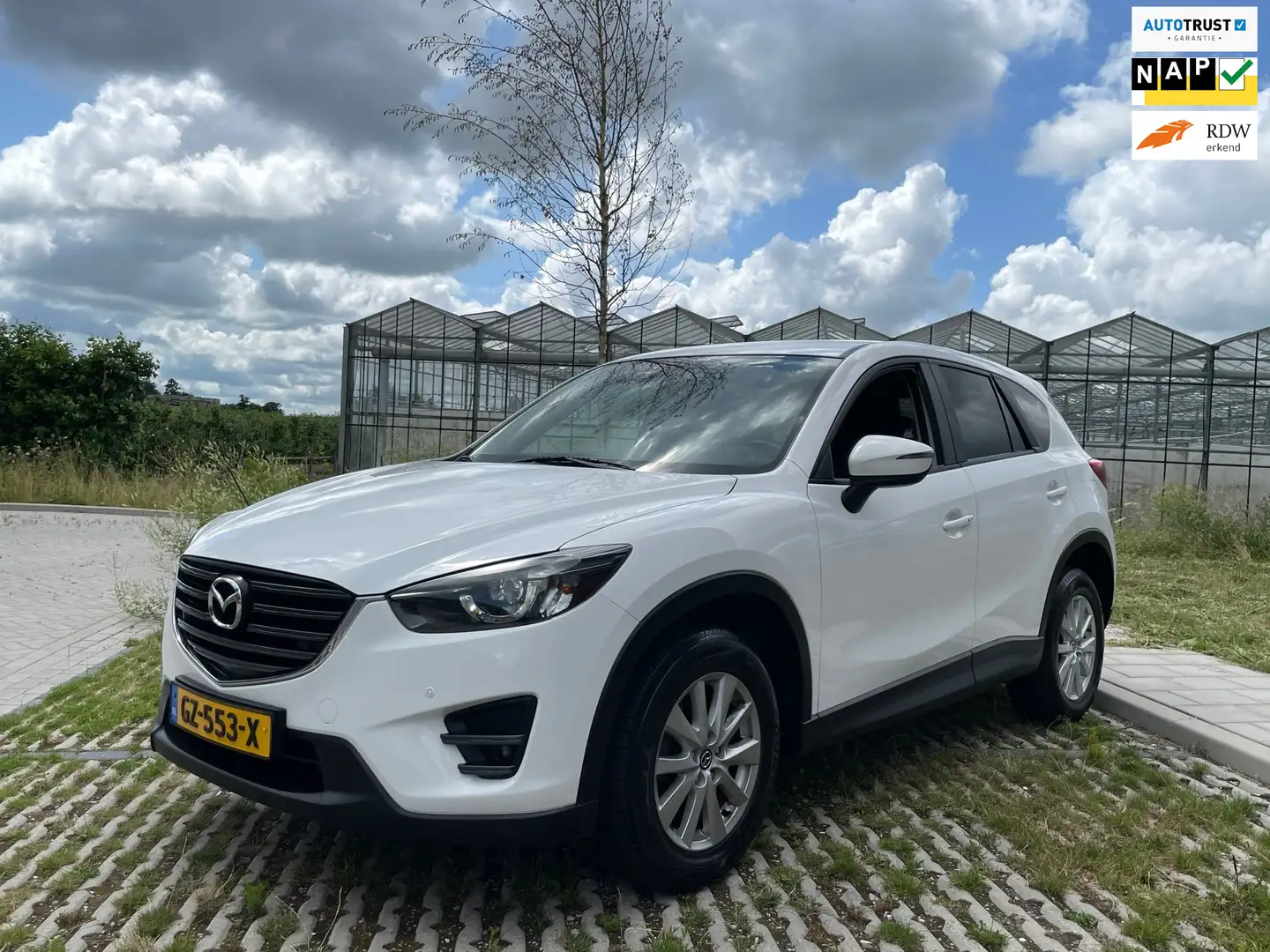 Mazda CX-5 2.0 SkyActiv-G 165 PK TS+ 2WD | LED | BOSE | LEER Blanc - 1