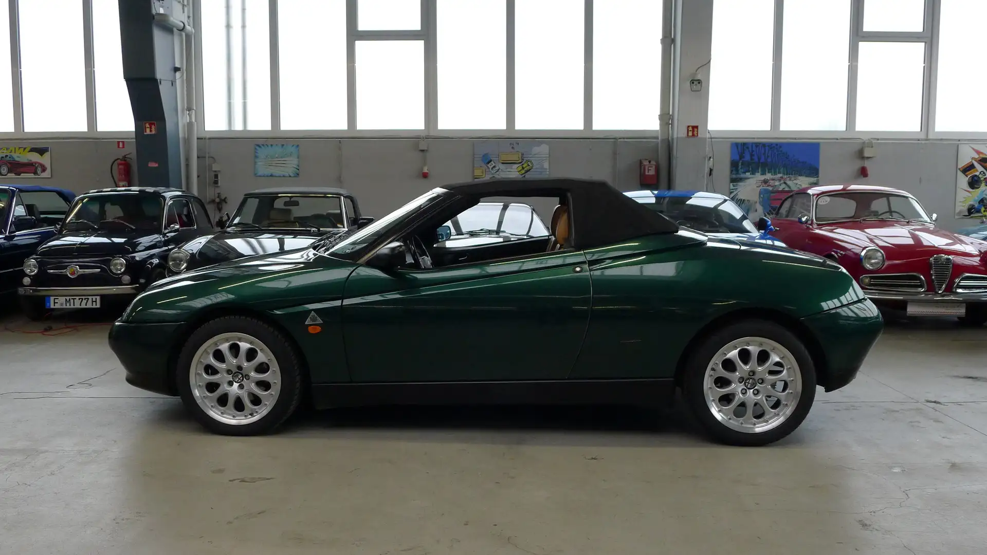 Alfa Romeo Spider Spider 3.0 V6, Top Zustand, Erstlack, Scheckheft Grün - 2
