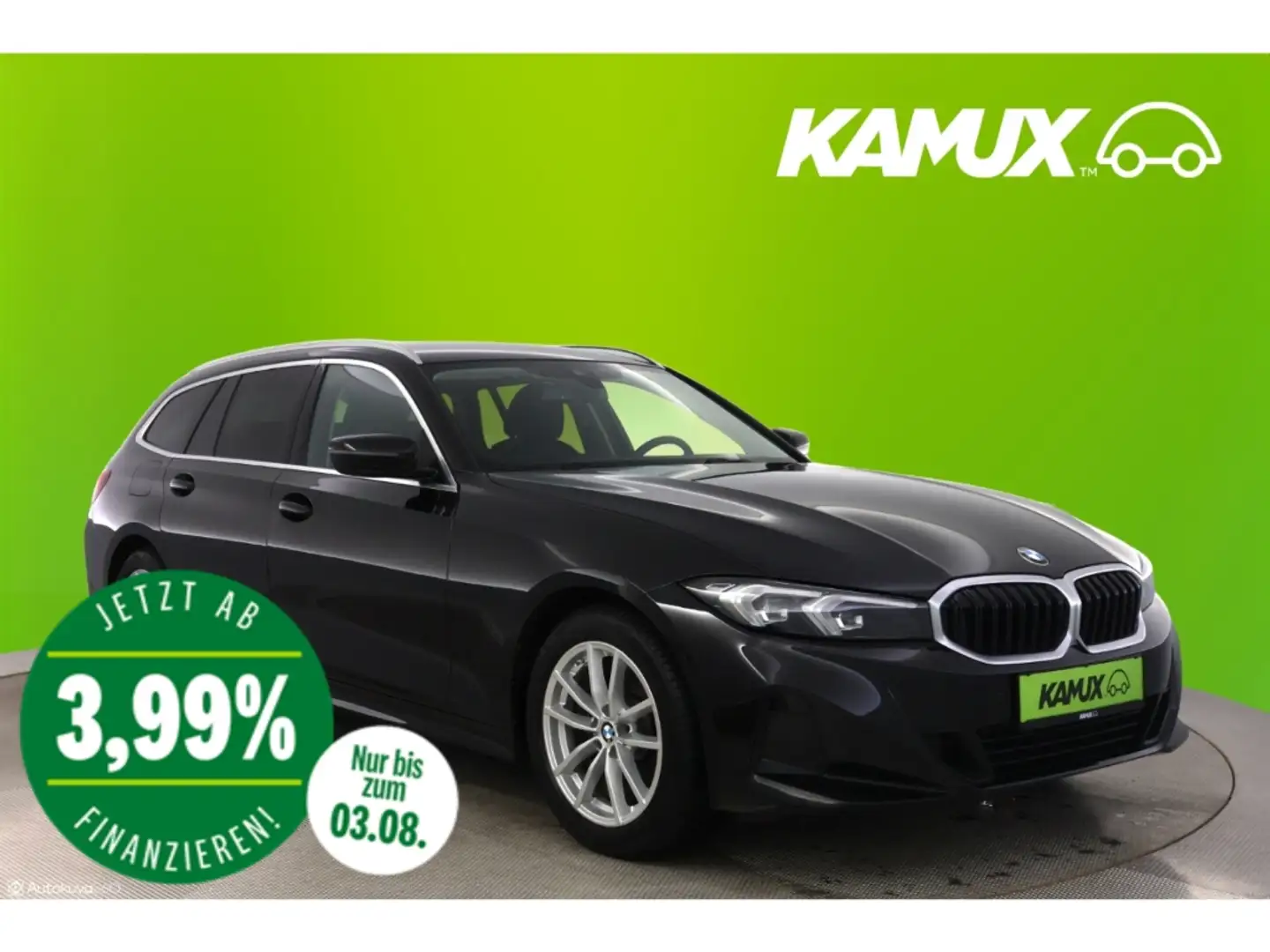 BMW 318 d Touring Steptronic+LED+NAVI+VIRTUAL+KAMERA Чорний - 1