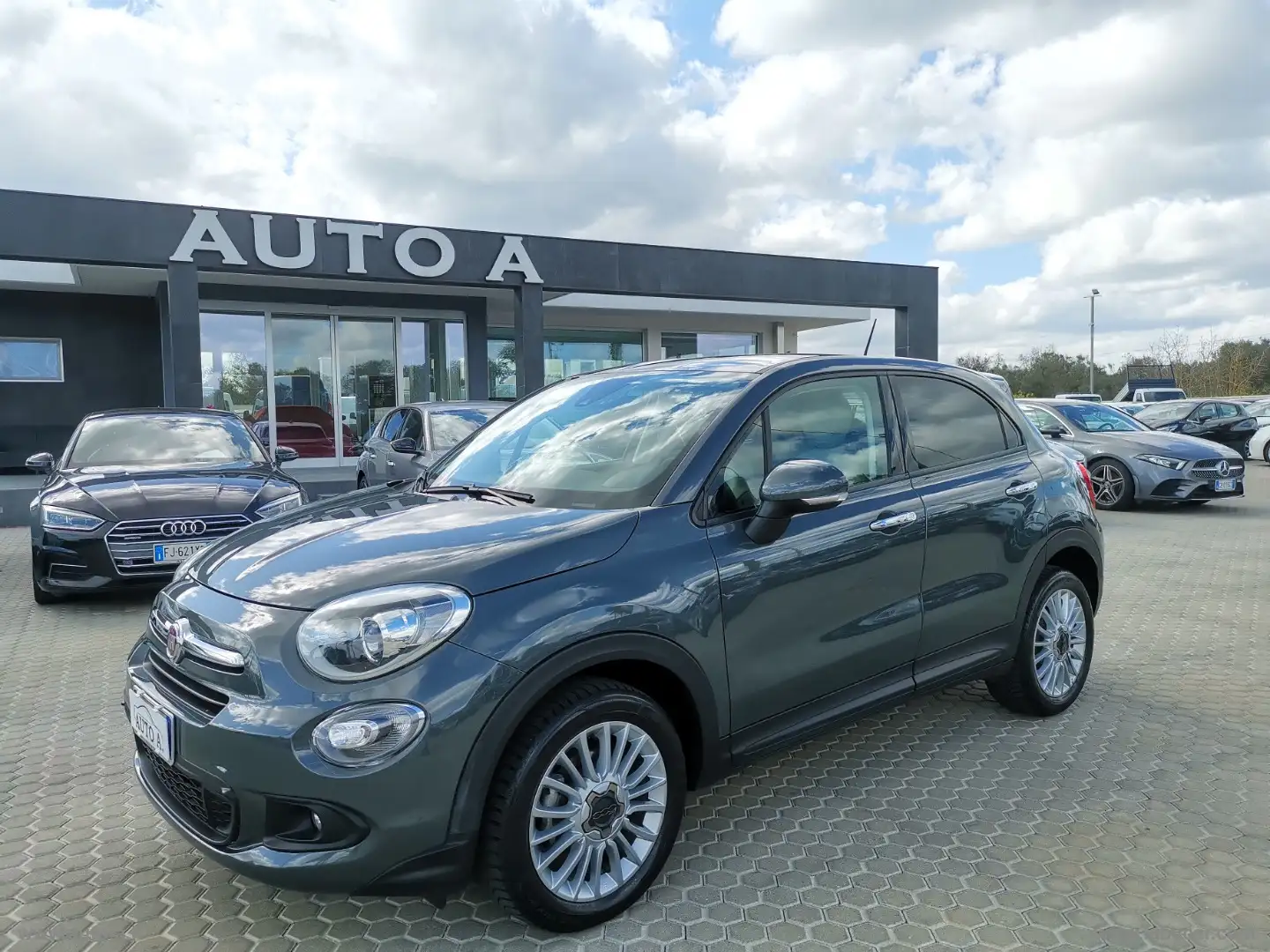 Fiat 500X 1.3 M.Jet 95 CV Lounge Grigio - 1