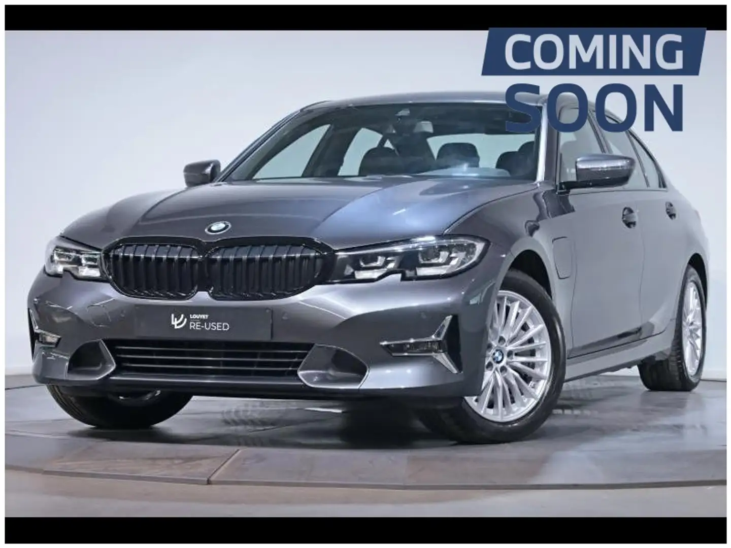 BMW 330 e Berline Luxury Line Gris - 1