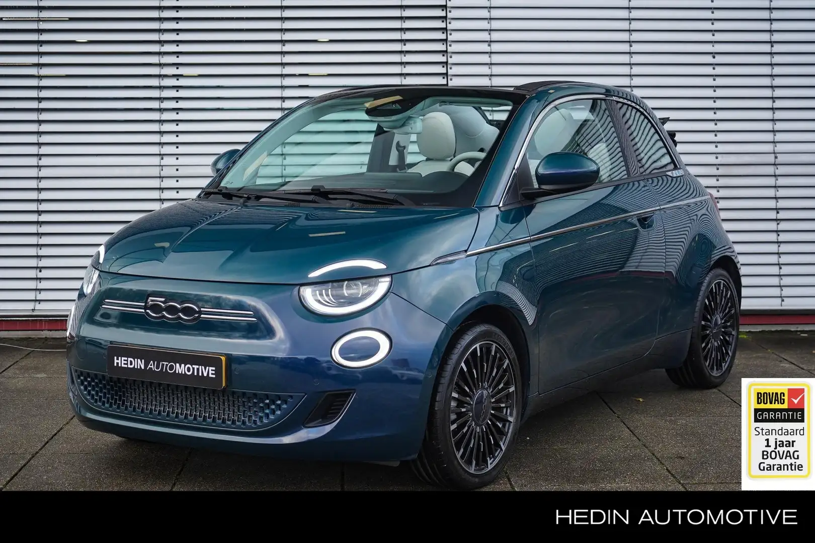 Fiat 500e La Prima 42 kWh Cabrio | Dealeronderhouden | LED | Grün - 1