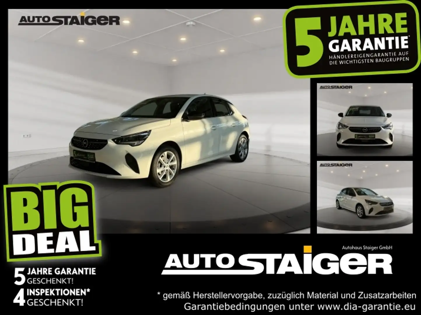 Opel Corsa F 1.2 Elegance SHZ, LED, PDC, Kamera Blanc - 1