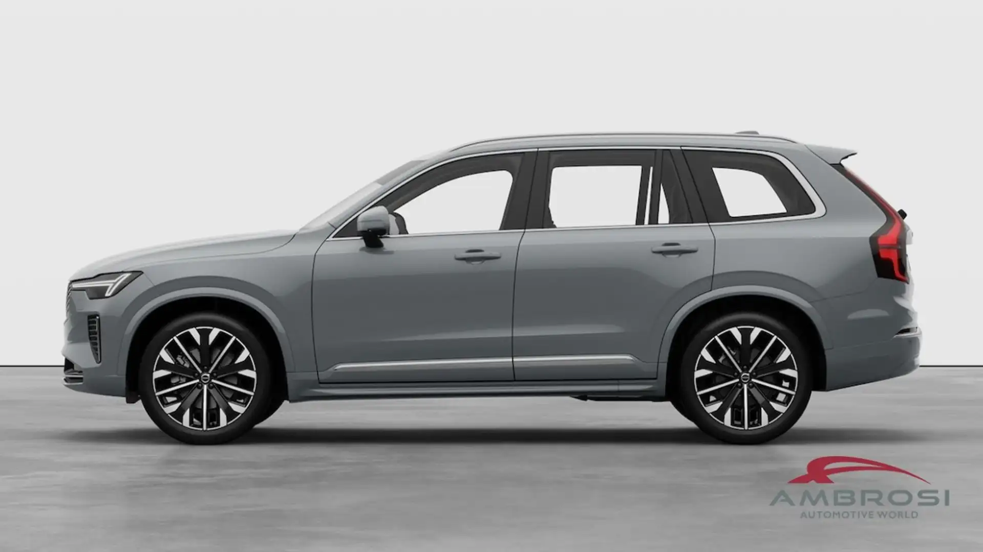 Volvo XC90 B5 AWD Mild hybrid Benzina Plus Bright 7 Sedili Grigio - 2