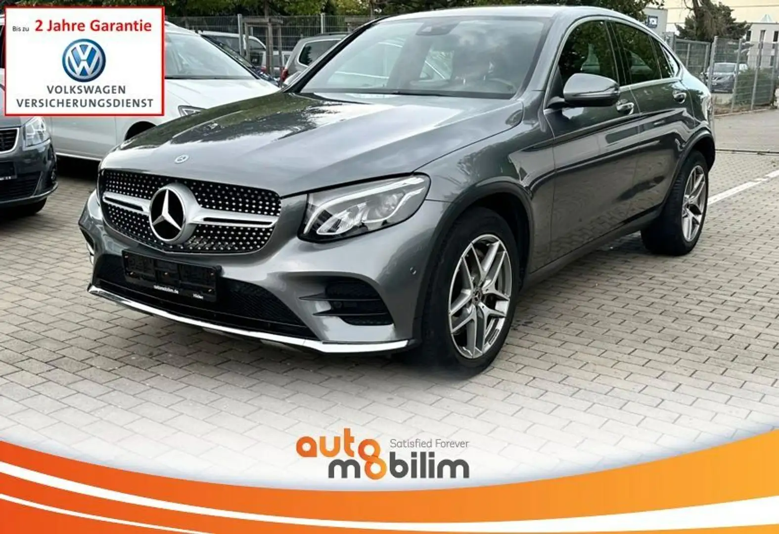 Mercedes-Benz GLC 220 GLC coupe 220d 4Matic AMG KAM LED ParkAssist KEY Grijs - 1