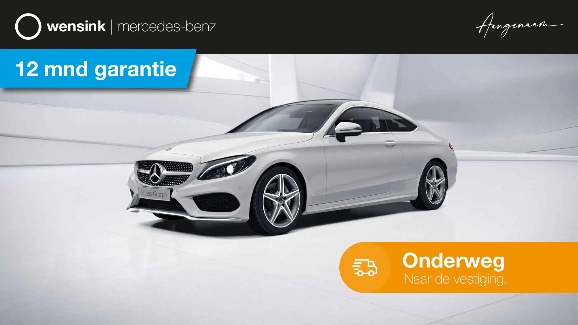 Mercedes-Benz C 180 Coupé Premium Plus | AMG | Panoramadak | Memory | Bianco - 1
