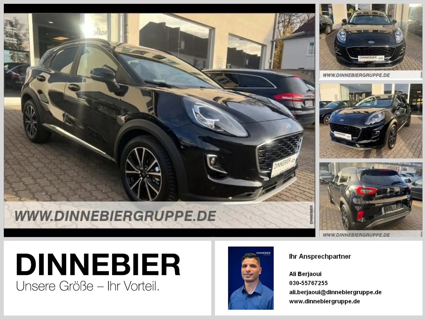 Ford Puma Titanium X LED+Navi+Kamera+Winterpaket Schwarz - 1
