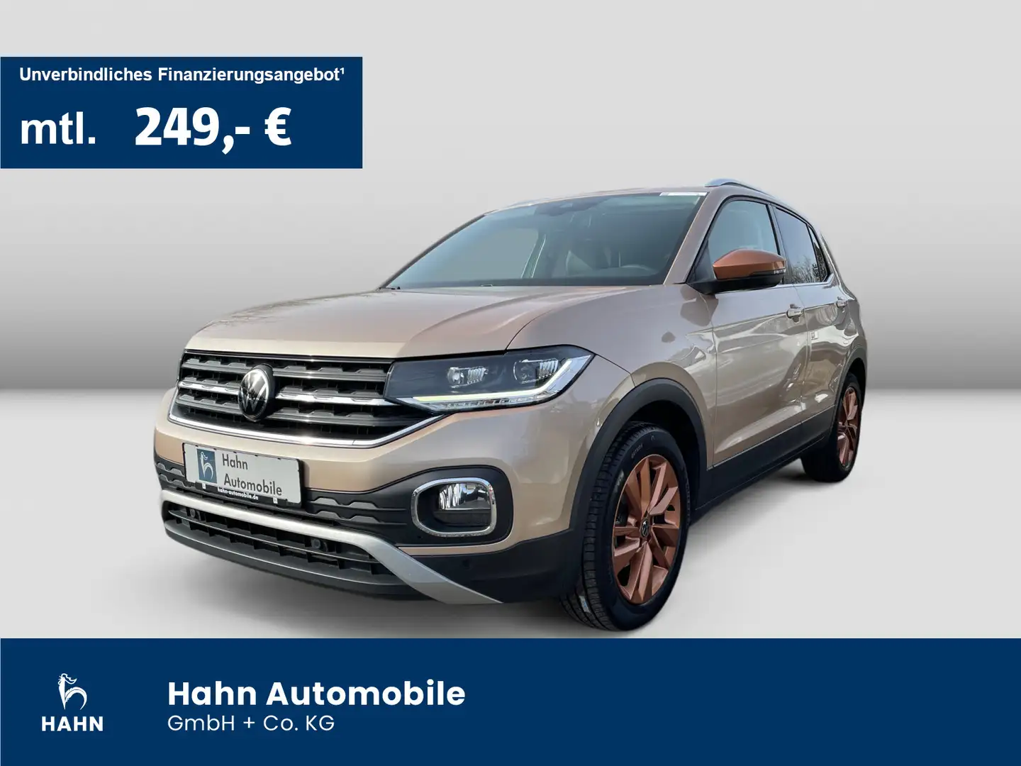 Volkswagen T-Cross Style "Penny Copper" 1.0TSI LED Navi ACC Orange - 1