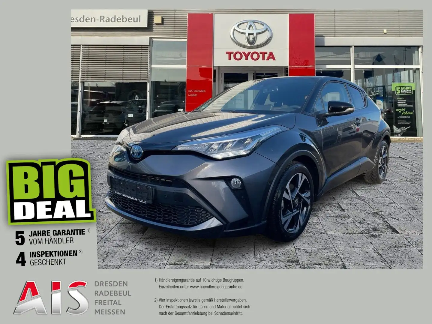 Toyota C-HR 2.0 Hybrid Team D CloudNavi*ACC*KAM*DAB*SHZ Gris - 1