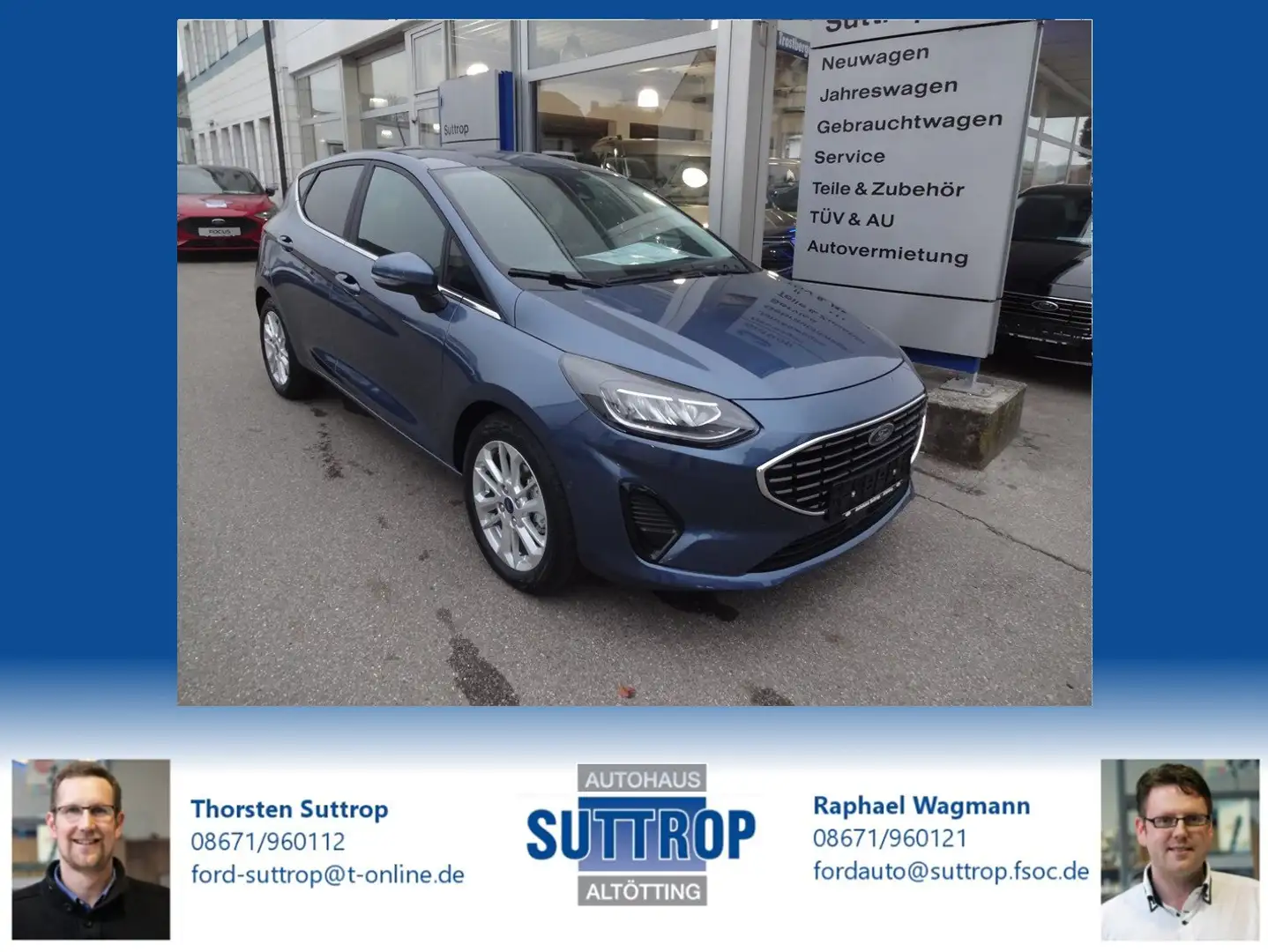 Ford Fiesta Titanium X Sofort verfügbar Blau - 1
