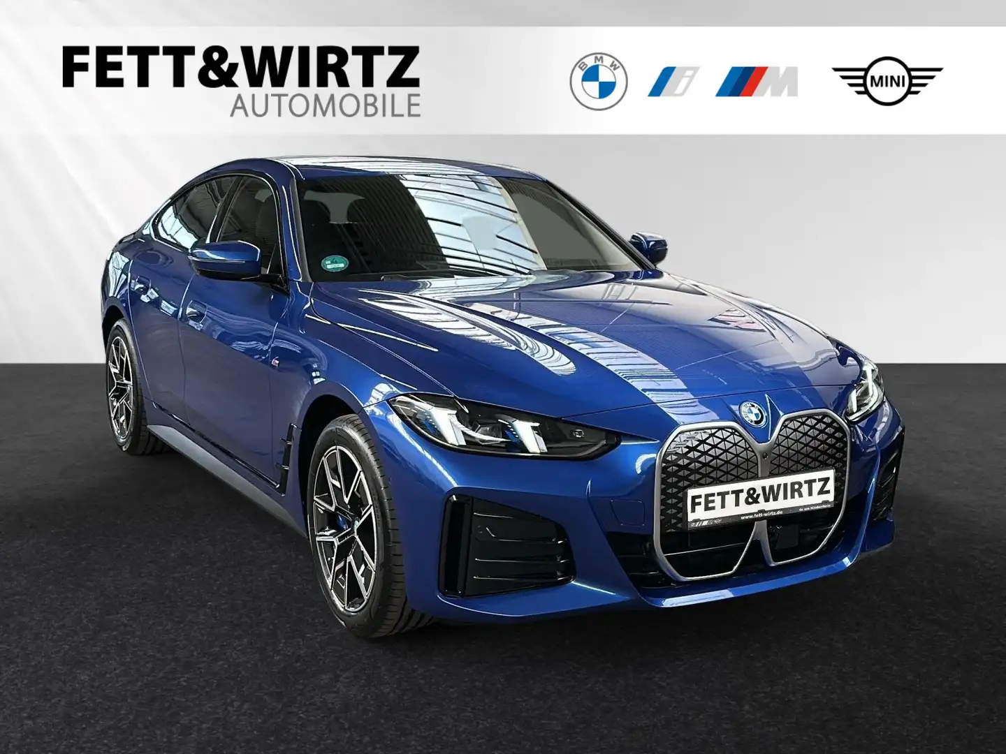 BMW i4 eDrive40 M Sport|18"LM|LiveCockpit-Prof.|PA+ Kék - 1
