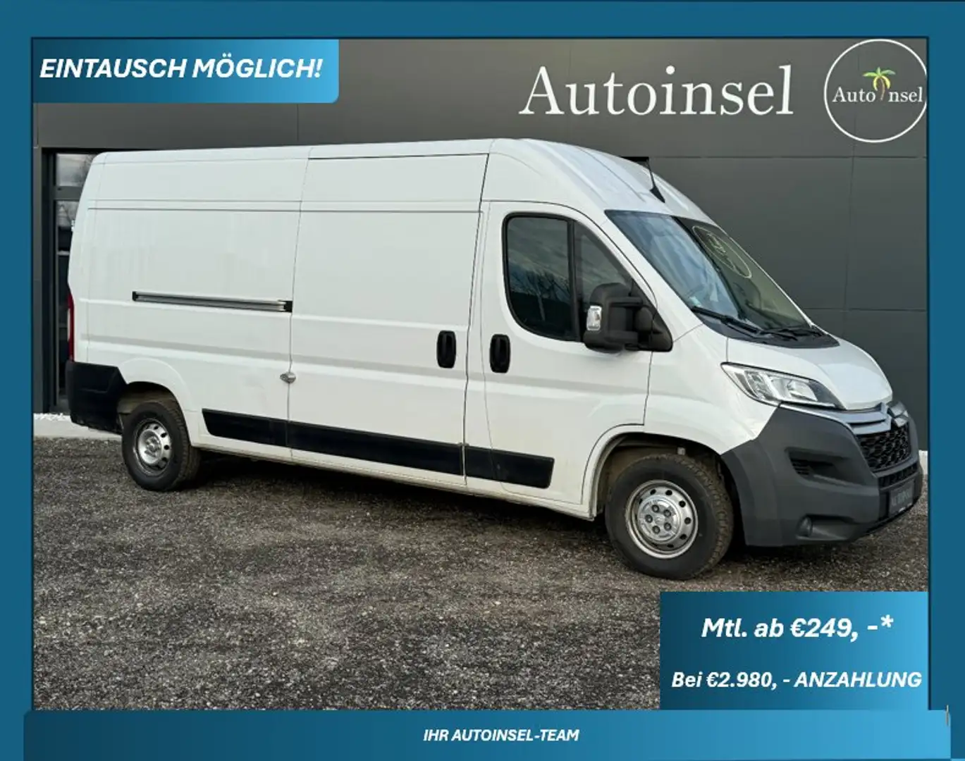 Citroen Jumper L3 H2 Tempomat,Kamera,Navi Blanco - 1