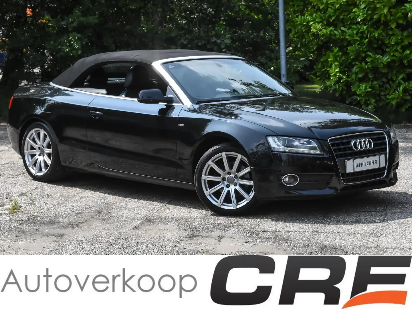 Audi A5 Cabriolet 1.8 TFSI S-edition automaat / nieuw kap- Noir - 1