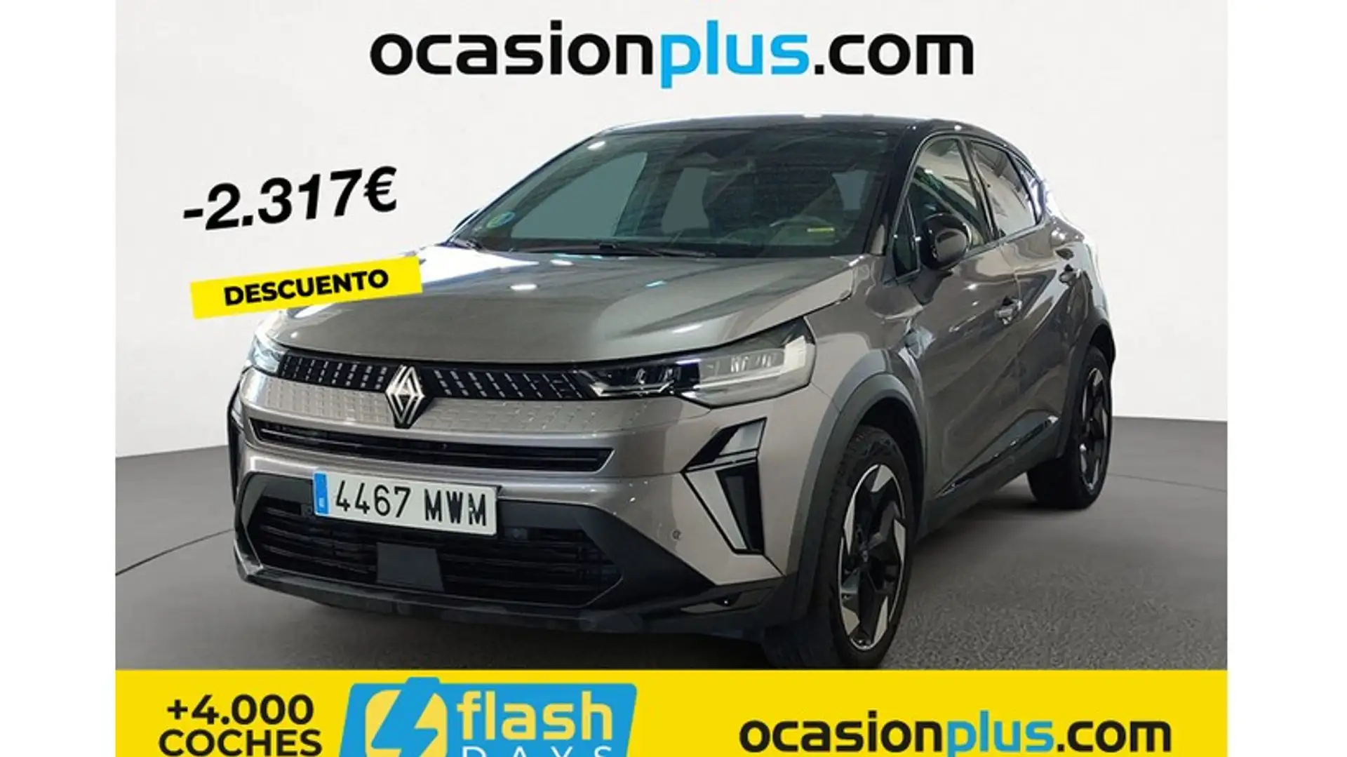 Renault Captur TCe GPF Micro Híbrido Techno 103kW Grijs - 1