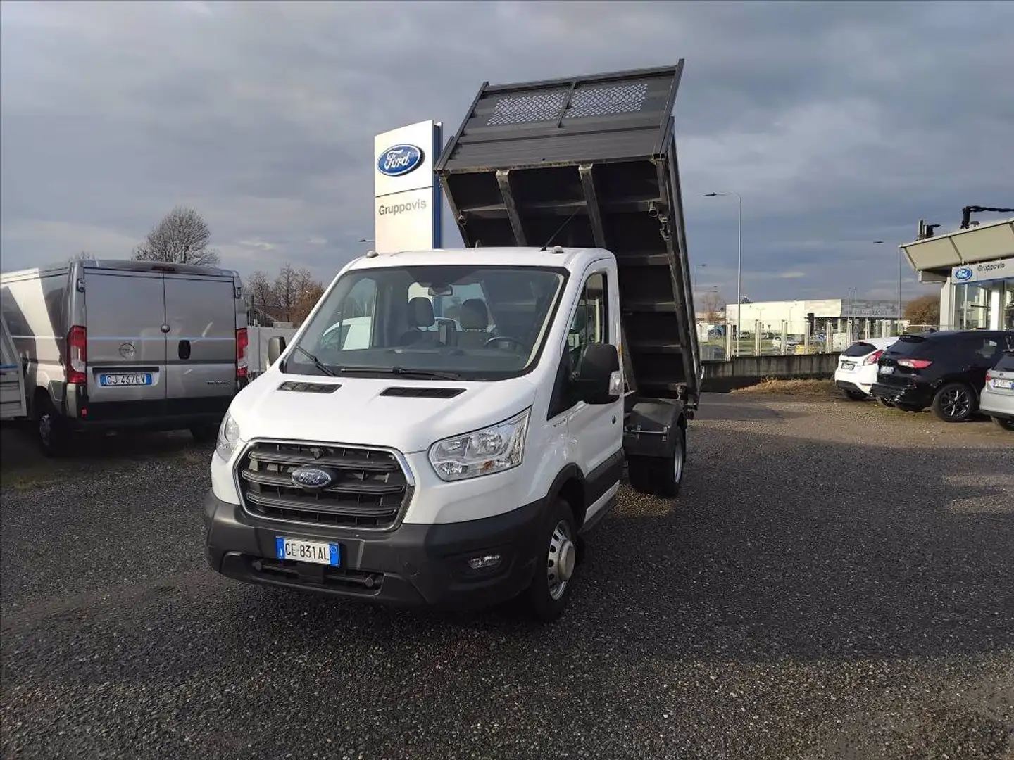 Ford Transit 350 tr.post. 2.0 tdci 130cv trend L2 r.gem.  RIBAL Bianco - 1