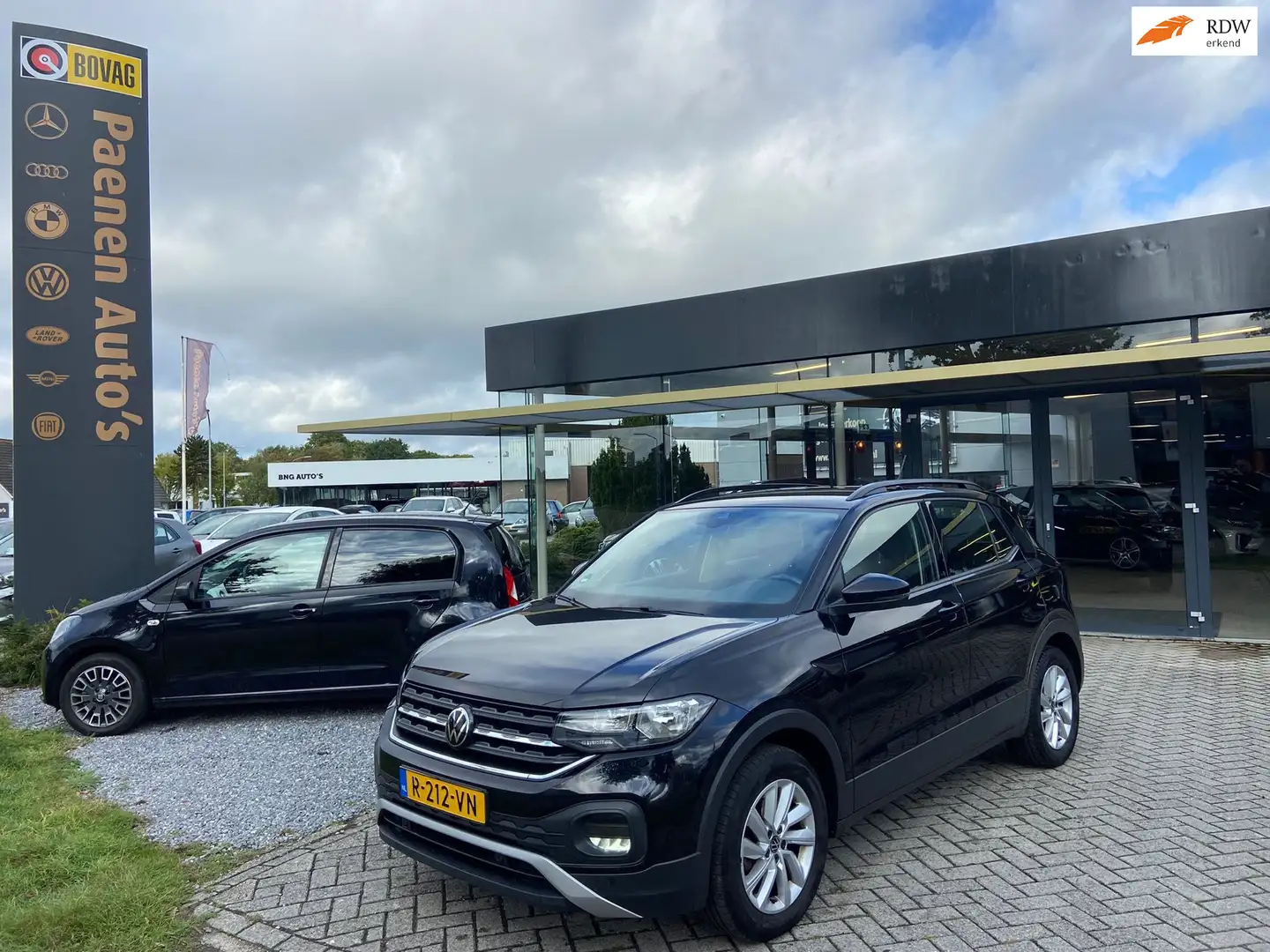 Volkswagen T-Cross 1.0 TSI Style|Cam|Carplay|Stoelverwarming Schwarz - 1