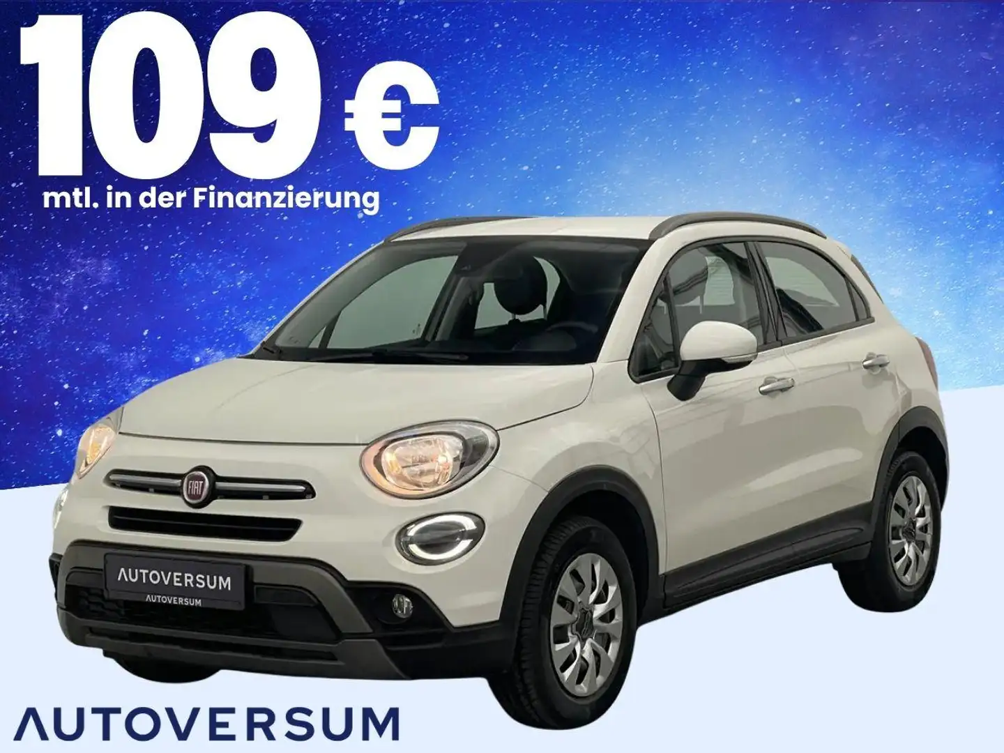 Fiat 500X Cross TEMP*PARK*CARPLAY*DAB*ISO* Weiß - 1