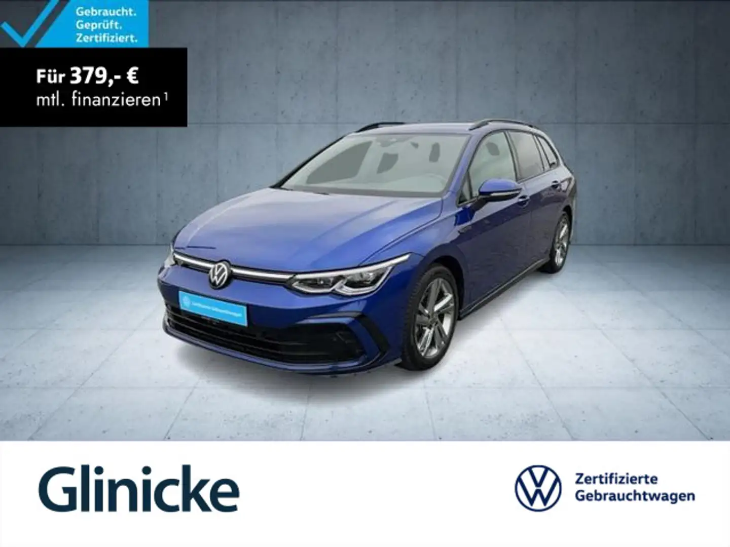Volkswagen Golf Variant R-Line 1.5 TSI LED+/Nav/AppCon/LHZ/ Blau - 1