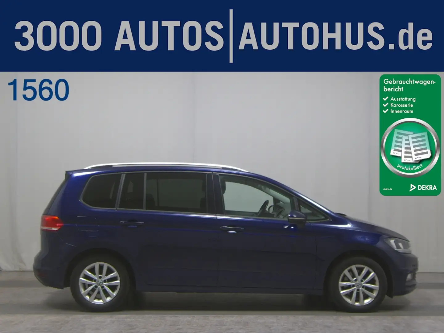 Volkswagen Touran 2.0 TDI Comf. 7-Sitze Navi AHK StHzg ACC Bleu - 1