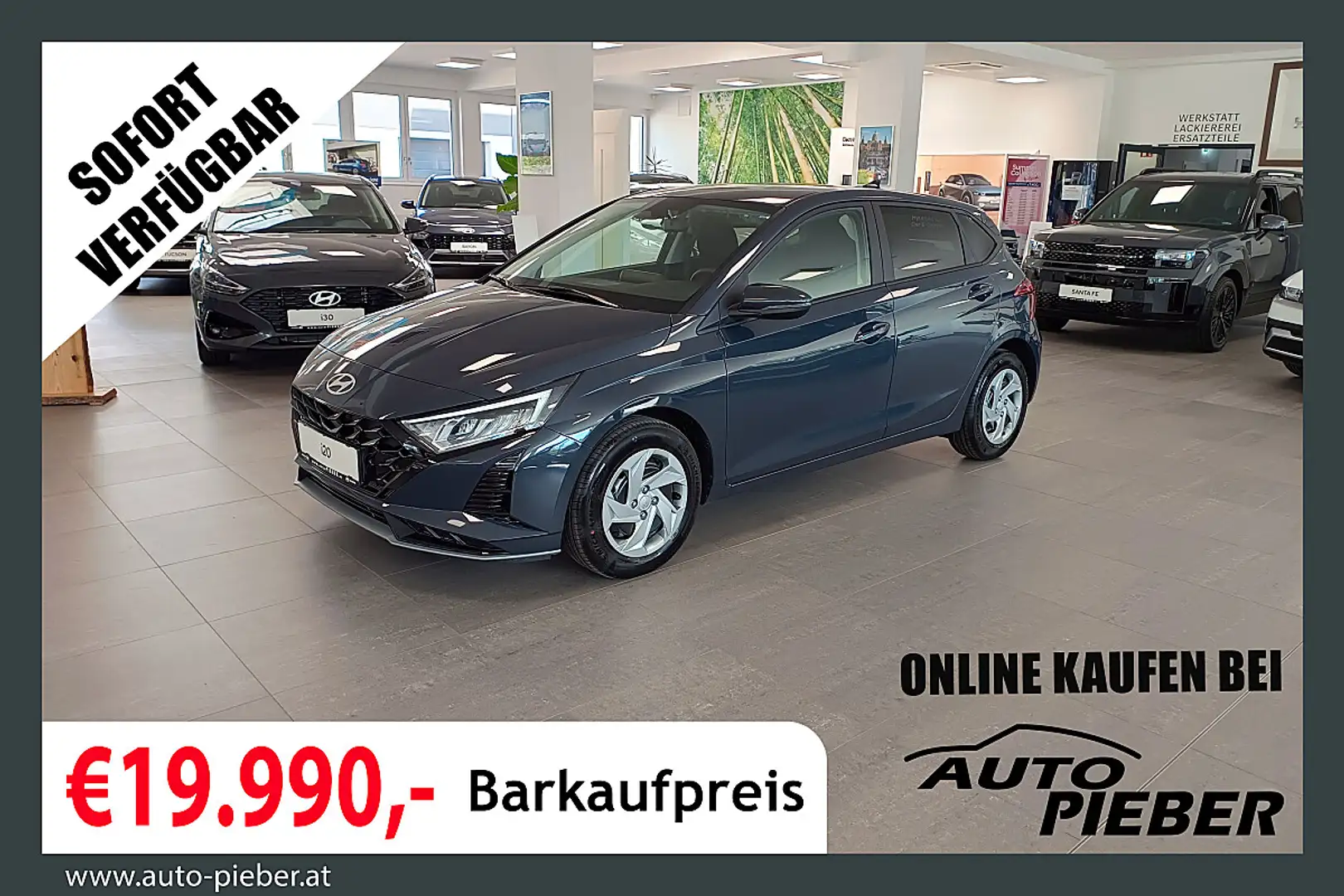 Hyundai i20 1,0 T-GDI GO! *LED*Navi*Klima* Grau - 1