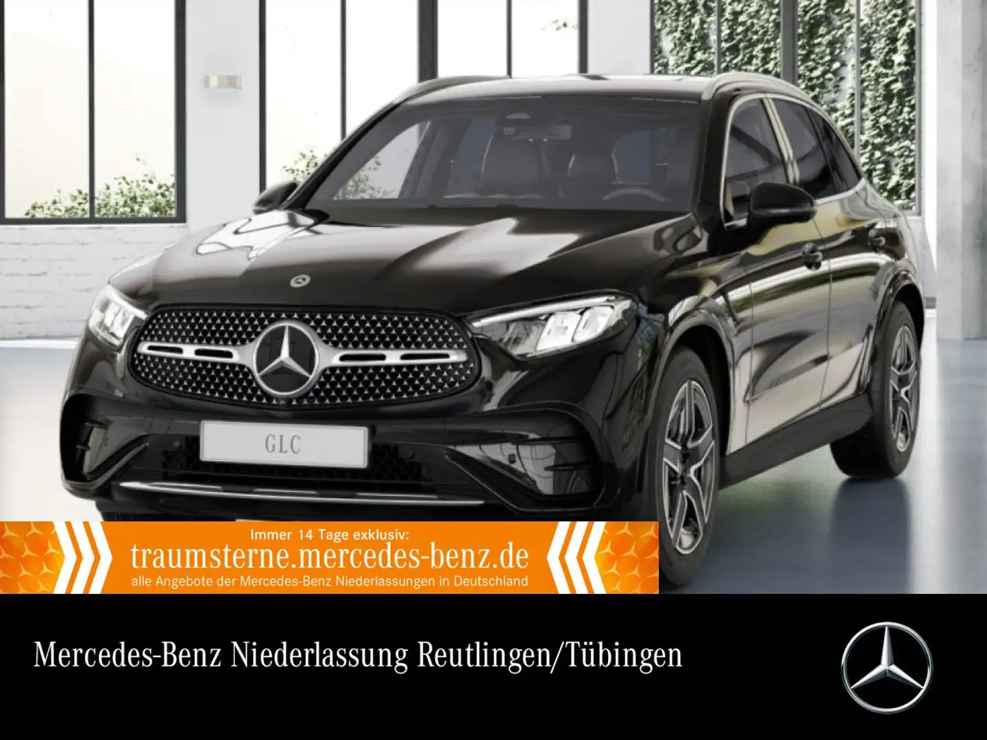 Mercedes-Benz GLC 200 4M AMG+360+AHK+LED+TOTW+KEYLESS+9G Schwarz - 1