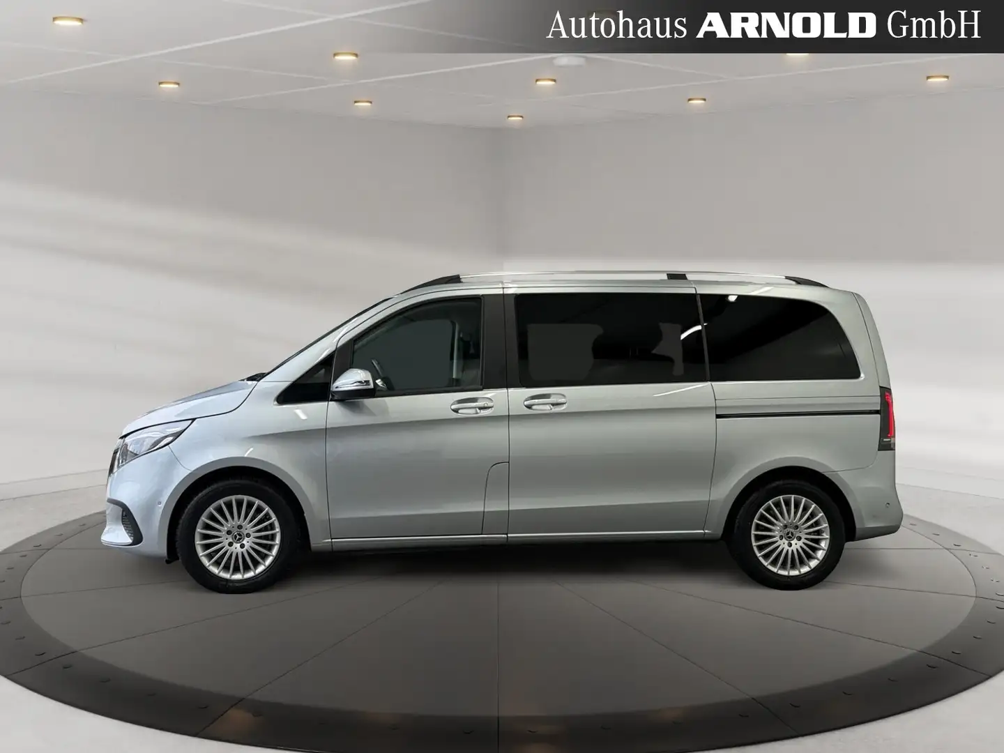 Mercedes-Benz V 220 V 220 d Kompakt STYLE DISTR el-Türen AHK 7-Sitze Silber - 2