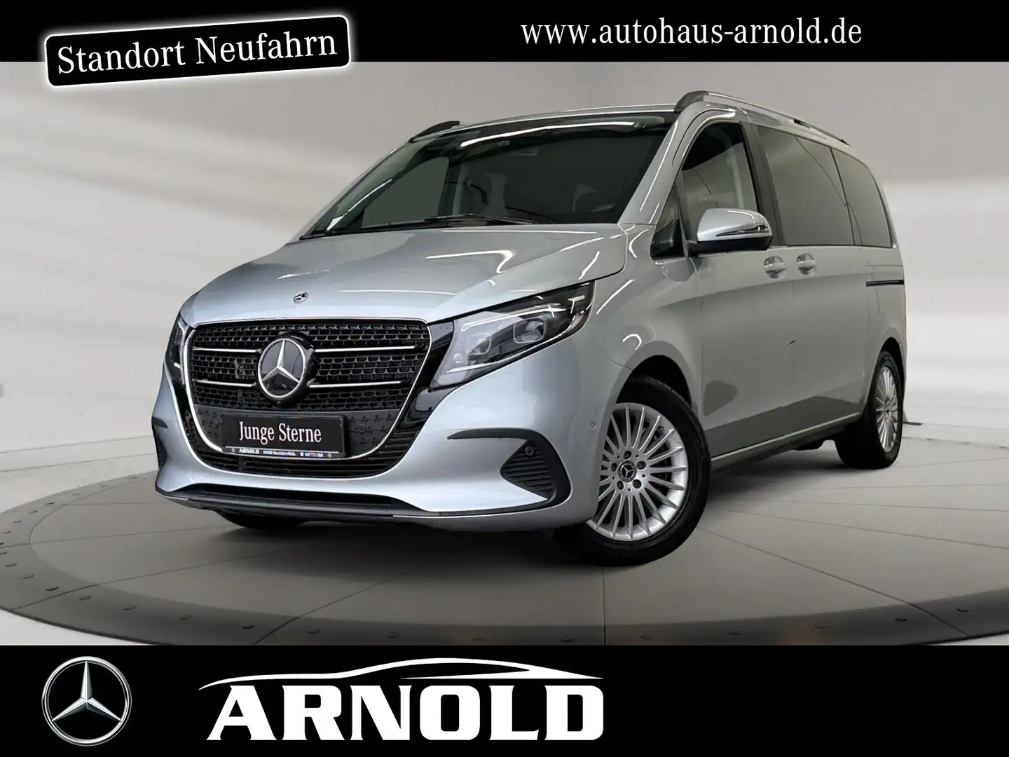 Mercedes-Benz V 220 V 220 d Kompakt STYLE DISTR el-Türen AHK 7-Sitze Silber - 1