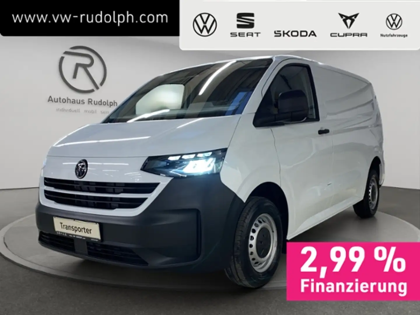 Volkswagen T7 Caravelle Transporter Kasten Motor: 2,0 l TDI 110 kW Getrie Белый - 1